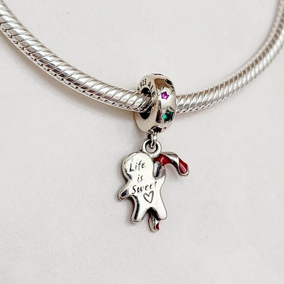 Pandora Gingerbread Man Charm - Picture 2 of 5